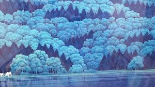 馬の絵画を油絵で描いた富谷一明の白馬の絵「静謐」をご購入