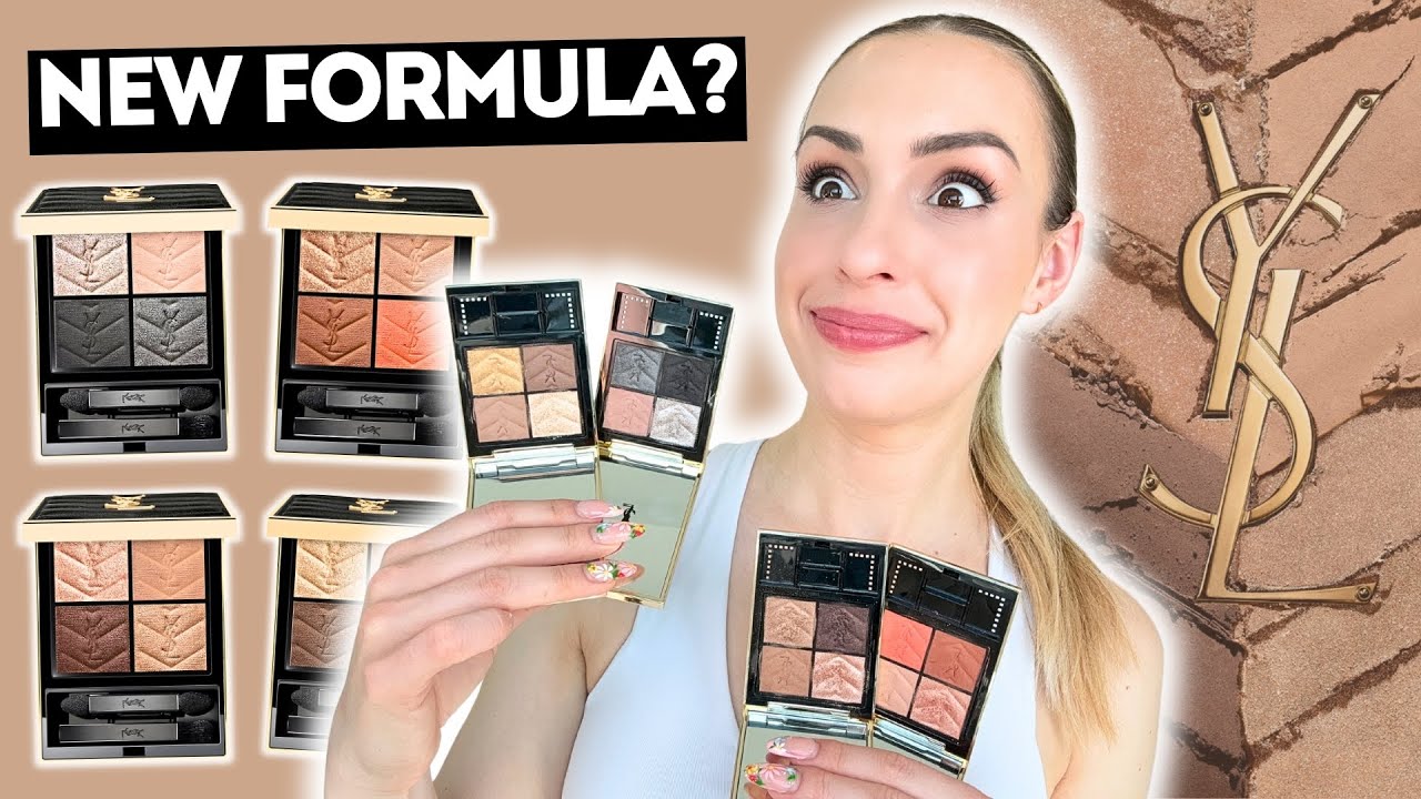 NEW SHADES! 🤩 YSL Mini Couture Clutch Palettes Review | Over Brun