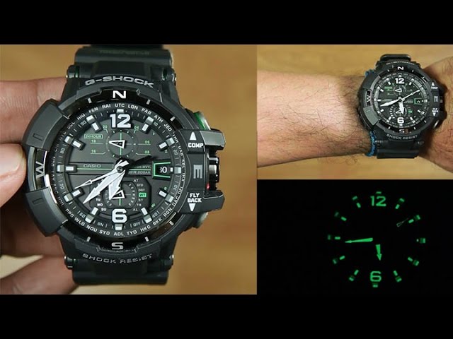 Casio G-shock Gravity Master GW-A1100-1A3 : UNBOXING - YouTube