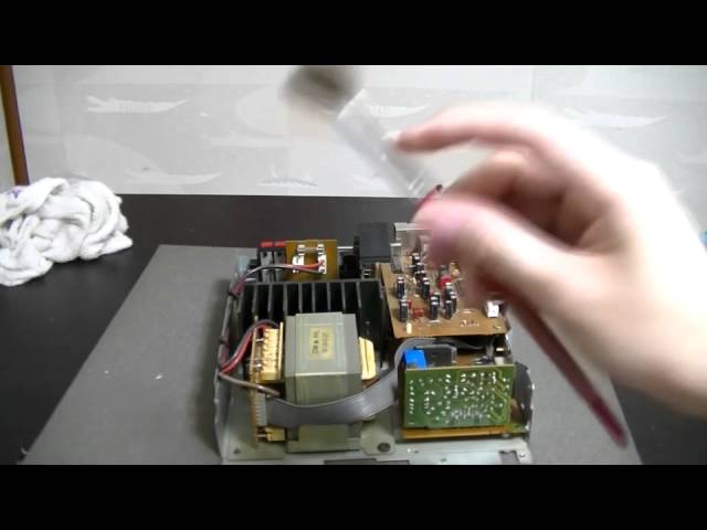 Class A amplifier KENWOOD R-SA7 Disassembly procedure + repair and