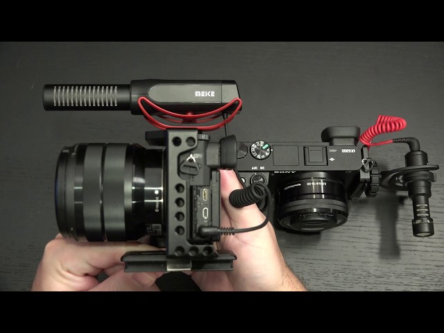 Sony A6400 UURIG Cage and L Bracket - YouTube