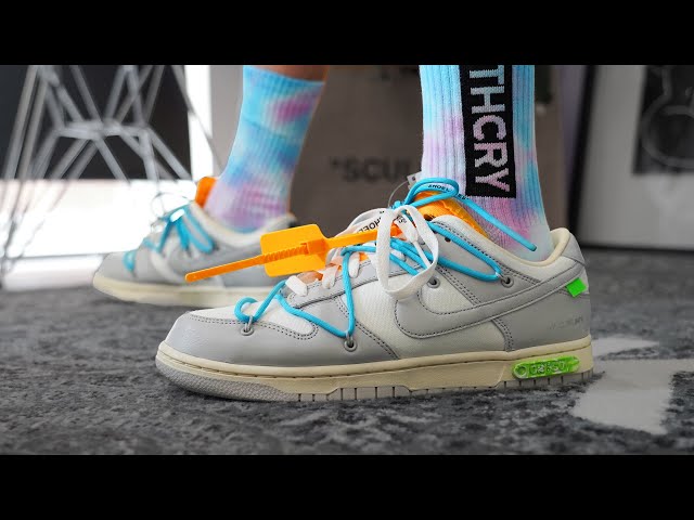 OFF-WHITE Nike Dunk Low The 50 REVIEW & On Foot - YouTube