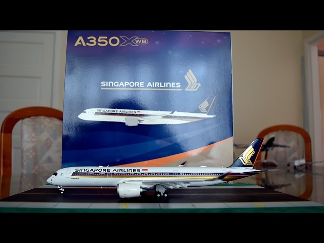 JC Wings 1:200 Singapore Airlines A350-900XWB Unboxing and Review