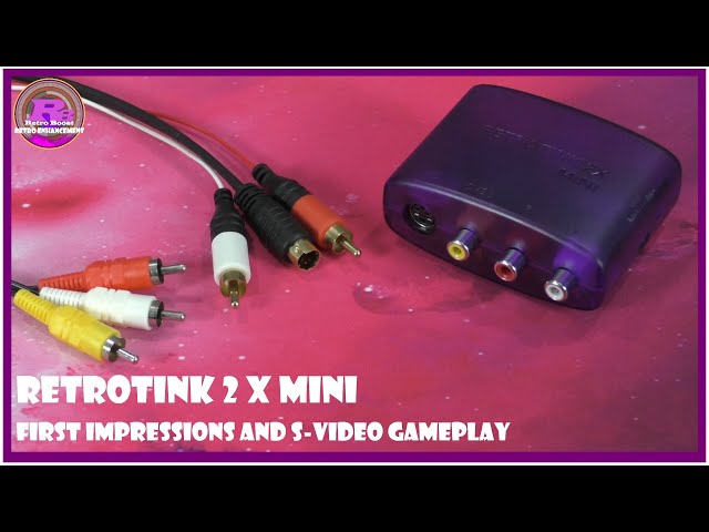 RetroTINK 2X Mini: First Impressions and S-Video Gameplay - YouTube