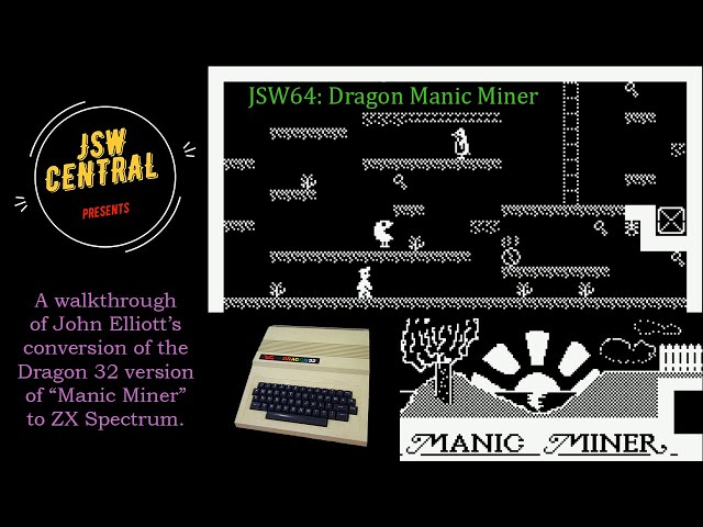 JSW64: Dragon Manic Miner walkthrough | ZX Spectrum | JSWCL-132