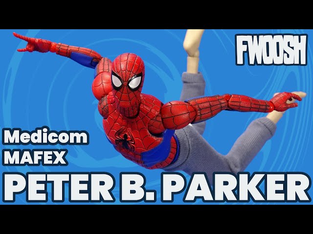 MAFEX Spider-Man Into the Spider-Verse Peter B Parker Action