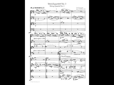 Erich Wolfgang Korngold - String Quartet No. 3 in D Major, Op. 34