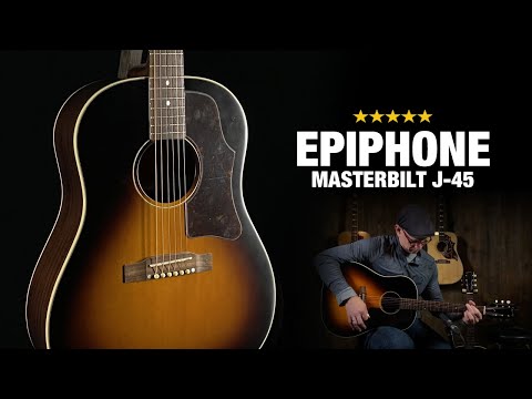 Epiphone J-45 Masterbilt 2020 - How Does it Sound? - YouTube