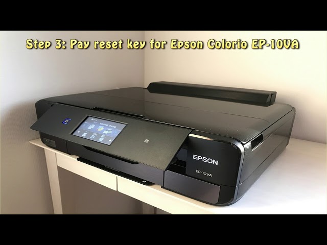 Reset Epson Colorio EP 10VA Waste Ink Pad Counter - YouTube