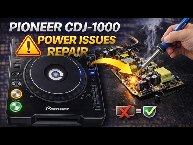 pioneer dj パイオニアCDJ-1000mk3 レンズメンテナンス