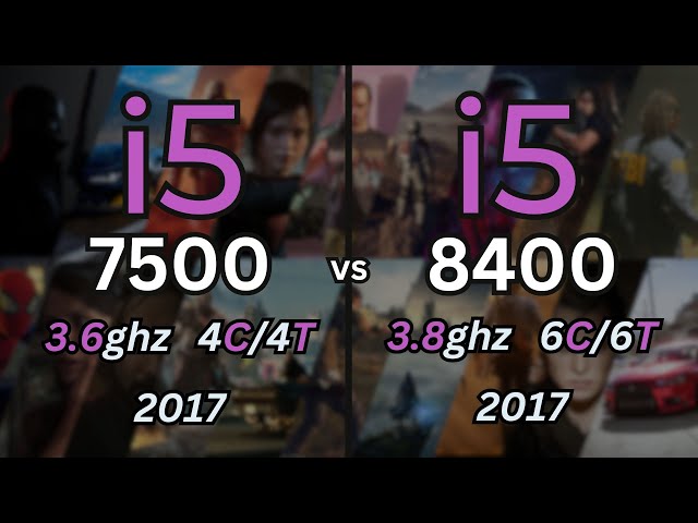 i5 7500 vs i5 8400 Tested in 14 Games (2024) | 1080p - YouTube