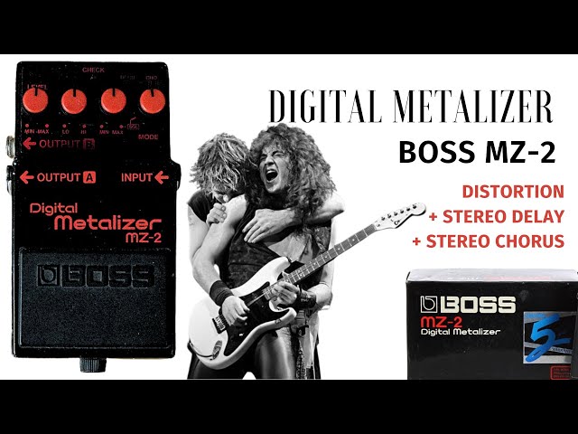 Boss MZ-2 Digital Metalizer Distortion Pedal - YouTube