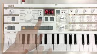 microKORG S_01音を選ぶ - YouTube