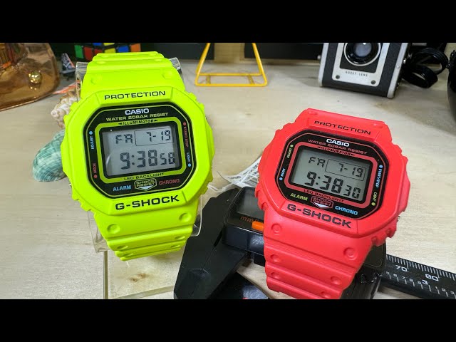Casio G-Shocks High Energy Series DW5600EP-9 /4 - YouTube