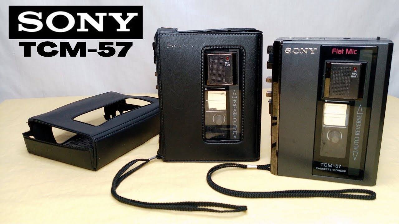 My 2 units of SONY TCM-57 Cassette-corder || Serial No. Y268574