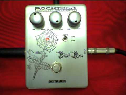 ROCKTRON Black Rose OCTAVER エフェクター デモ動画 - YouTube