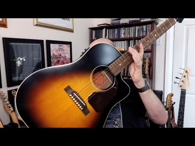 Alan Harwood Guitar Collection 18 - Epiphone J-45 EC 2020 Aged