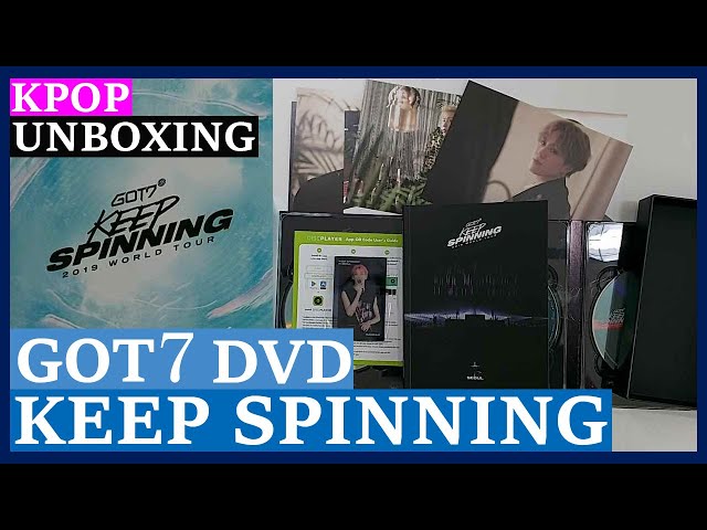 Unboxing GOT7 [KEEP SPINNING 2019 WORLD TOUR] DVD 갓세븐 Kpop