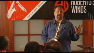Joe Lovano Master Class - Playing Music I've Recorded - YouTube