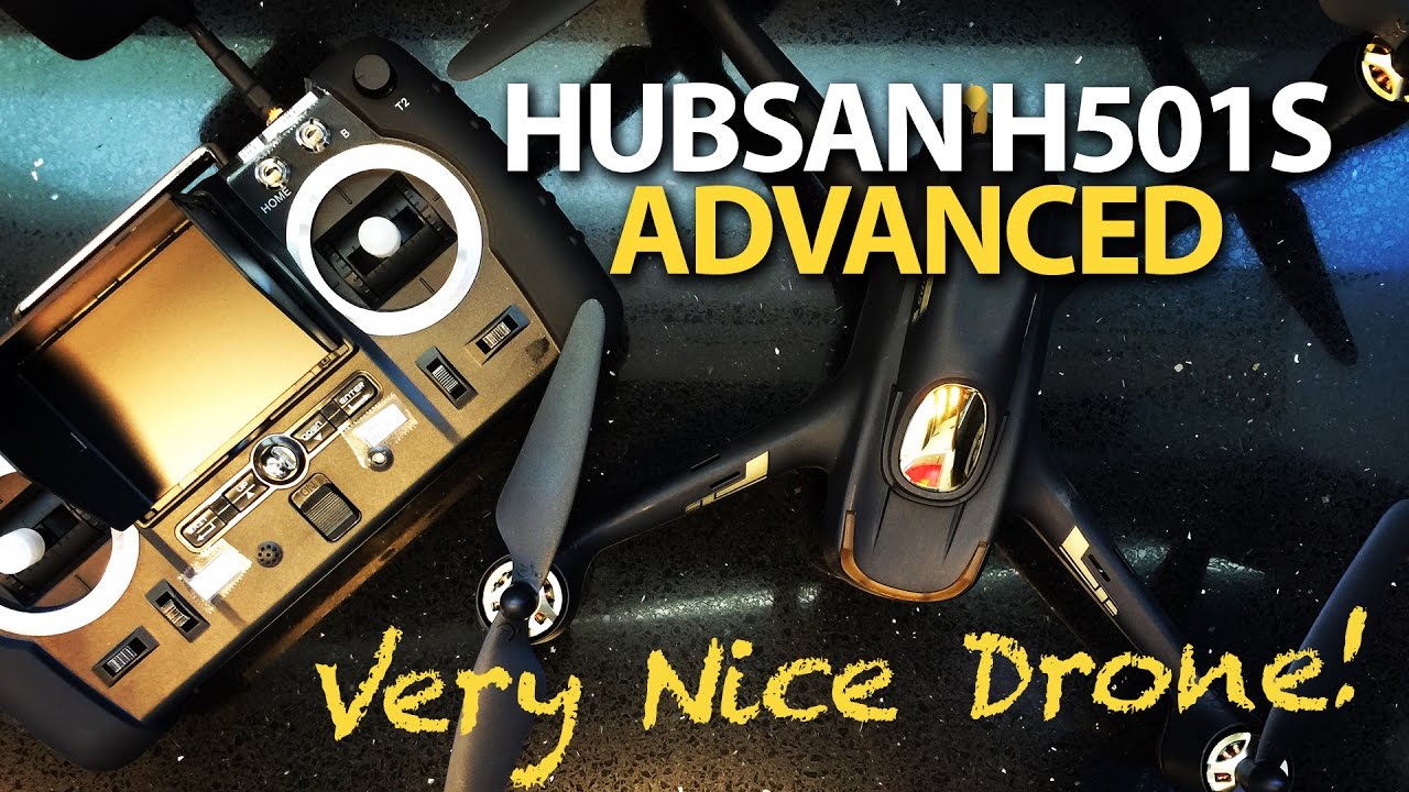 Hubsan H501S X4 Advanced - HIT A TREE & Follow Me - TESTED - YouTube