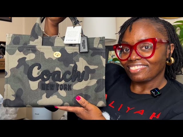 COACH ✨Camo Cargo Tote✨Unboxing - YouTube