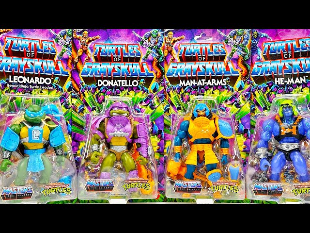 MOTU Origins Turtles of Grayskull Wave 1 Review! - YouTube