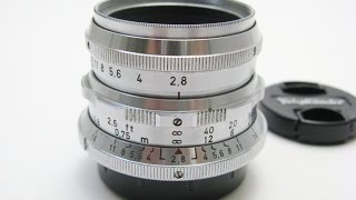 Schneider-Kreuznach Xenar 50mmf2.8 （M42) - YouTube
