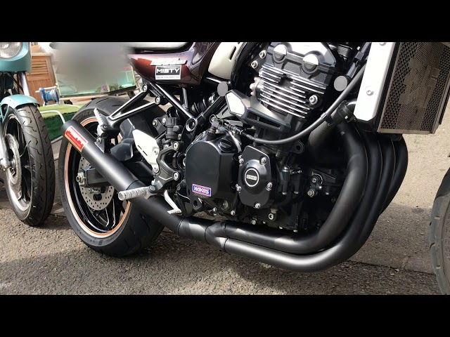 Z900RSミスティ427手曲（Lサイレンサー装着） - YouTube