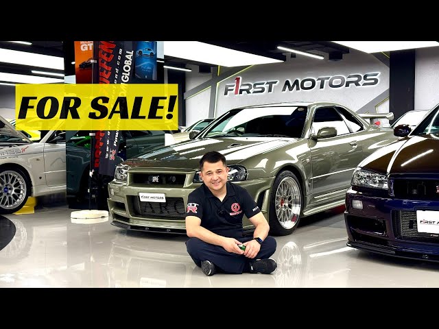 WORLD'S RAREST R34 GT-R COLLECTION ‪@F1RSTMOTORS‬ EVERY COLOR GT-R