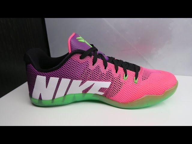 Nike Kobe 11 Mambacurial EM Sneaker Detailed Look - YouTube
