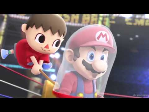 スマブラ 3DS WiiU むらびと（どうぶつの森） 参戦 - YouTube
