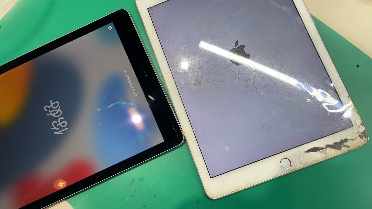 iPad Pro 2016 9.7 ガラス画面割れ修理 - YouTube