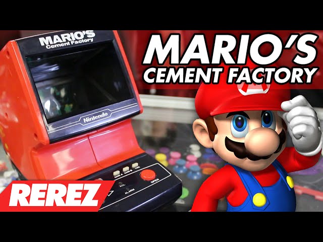 Mario's Cement Factory: Nintendo & Coleco Table Top Arcade - Rare