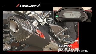 Ninja250SL Slip-On R-11 サイクロン マフラー音 - YouTube