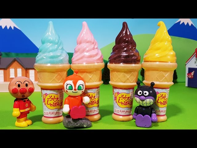 アンパンマン TOHO ソフトクリームマン アイス屋さん おもちゃ 車