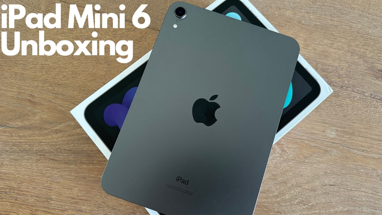 iPad Mini 6 & iPad Mini Smart Folio Unboxing - YouTube