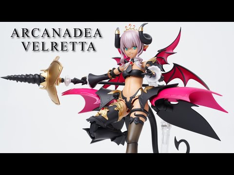 コトブキヤ アルカナディア ヴェルルッタ全塗装製作！ - YouTube