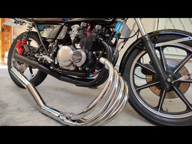 Z400FX MISTYから規制前 モリワキ - YouTube