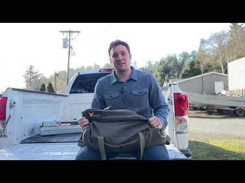 G & F Military Style Duffle Bag, Heavy Duty Water-Resistant Canvas