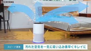 空気清浄機16畳 IAP-A35-W - YouTube