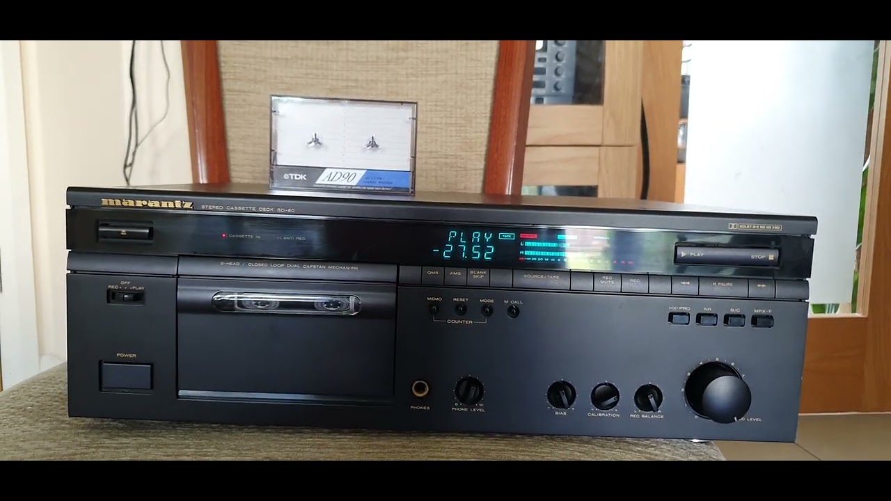 Marantz SD-60 , Top from 1989 , Serviced , no upgrade - YouTube