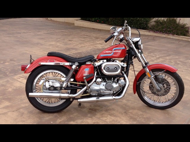 1975 Harley Davidson Sportster - YouTube