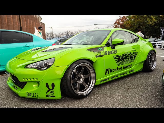 4K)TOYOTA86 widebody Rocket Bunny ハチロク ロケットバニー フェンダ