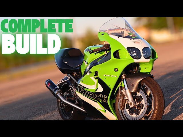 ZX7R COMPLETE TIME LAPSE | 1999 KAWASAKI ZX7R | BUILDING A ZX7R IN