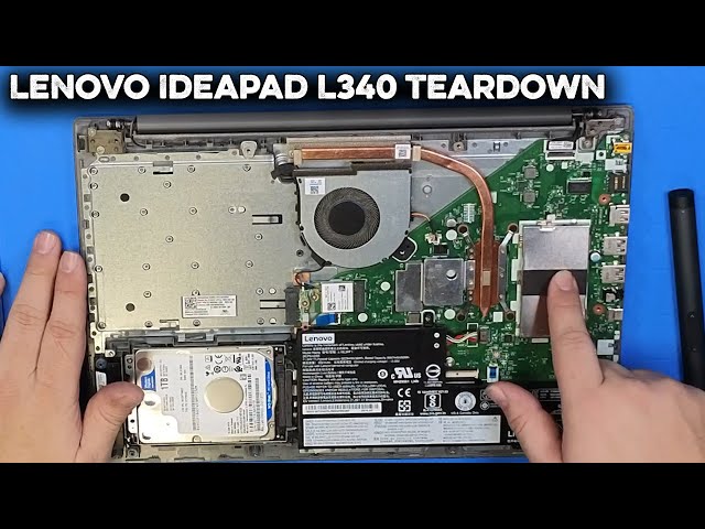 Lenovo Ideapad L340 Teardown and SSD Upgrade #160 - YouTube