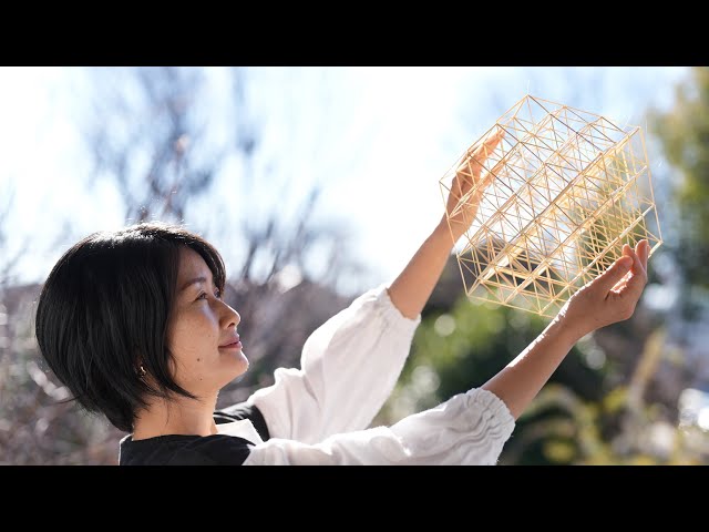 ライ麦のヒンメリで作る三次元フラワーオブライフ3D Flower of Life