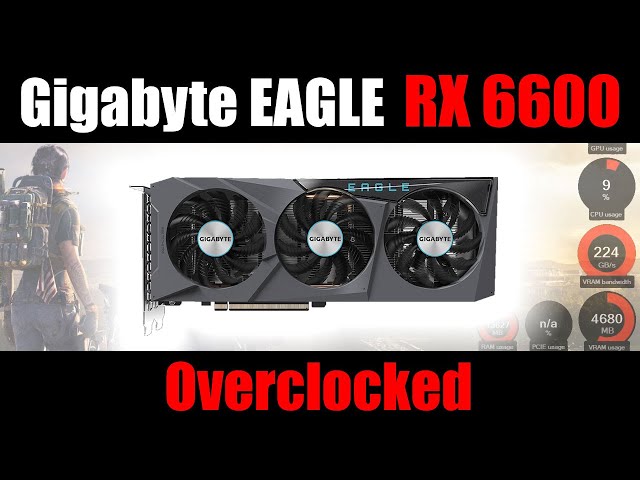 Gigabyte RX 6600 EAGLE 8G | Overclocked - YouTube