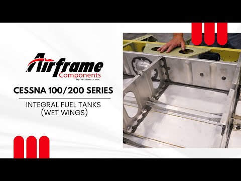 Cessna Integral Fuel Tanks (Wet Wings) Refurbish - YouTube