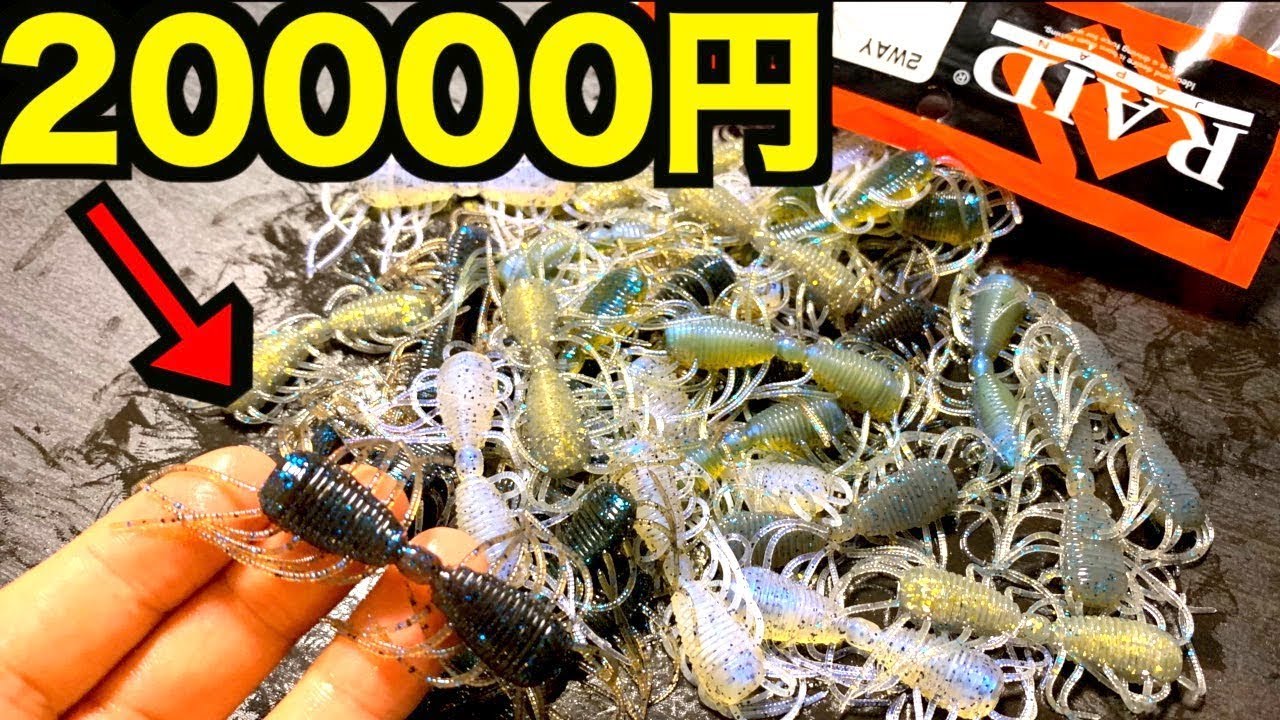 2万円】ヤバイ虫を大量入手！レイドジャパン 「2WAY」とバス釣り最新