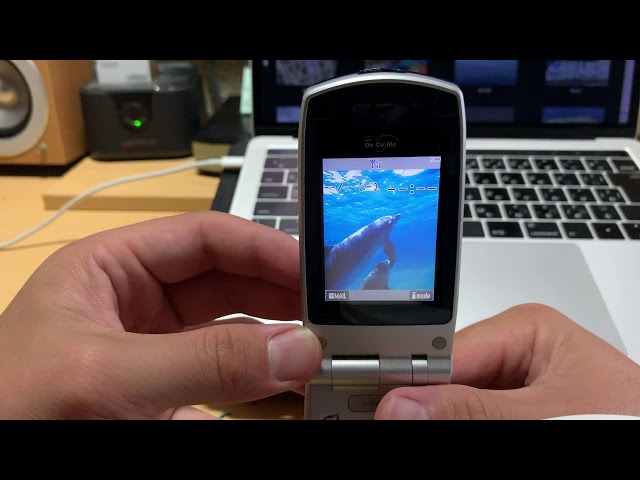 懐かしのケータイ NTTドコモ FOMA N900iG 外観＆iモード接続編 - YouTube